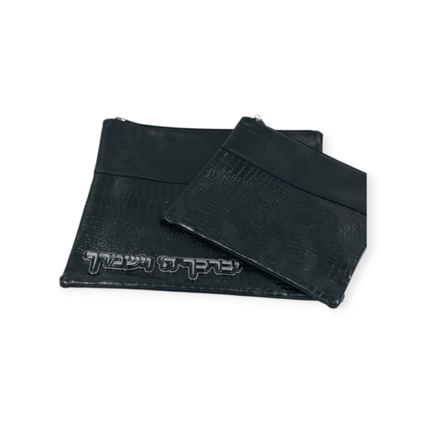 סט כיסויים דגם נחש שחור