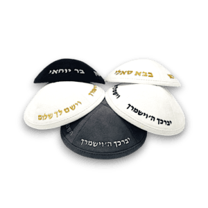 כיפות מעוצבות מדבקה