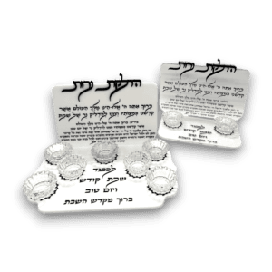 פמוט בהדפסת UV דגם הדלקת נרות 6 מ"מ